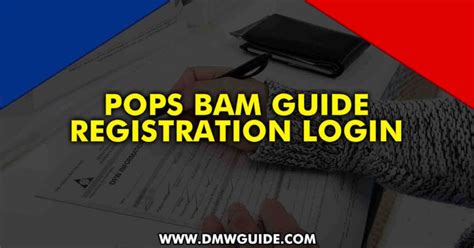 pops bam e registration